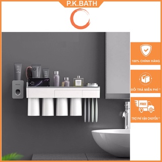 Bộ Kệ Treo Bàn Chải Đánh Răng - Kệ Để Đồ Dán Tường Nhà Tắm Thương Hiệu OENON Cao Cấp