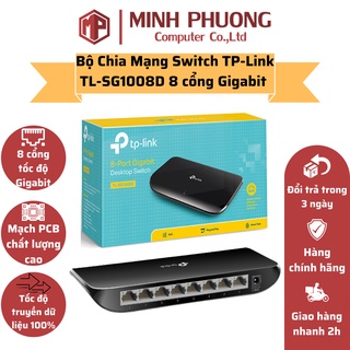 Bộ Chia Tín Hiệu Mạng Switch TP-Link TL-SG1008D 8 cổng RJ45 Gigabit - Hàng Chính Hãng