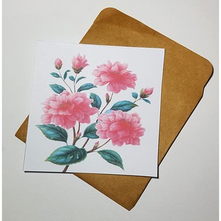 Thiệp phong cách Vintage card quà cám ơn ,chúc mừng sinh nhật và giử tặng người thân yêu.HOA092