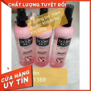 Double Rich 250ML  Xịt dưỡng tóc chăm sóc tóc  khô xơ &amp;  hư tổn hương nước hoa FREESHIP  phục hồi tóc yếu ,bảo vệ khỏe