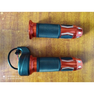 Tay ga xe điện ốp nhôm ( 1 đôi 2 bên trái, phải )