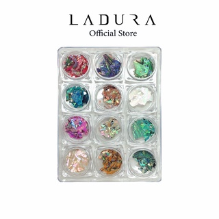 Xà cừ nail vân đá LADURA 12 màu