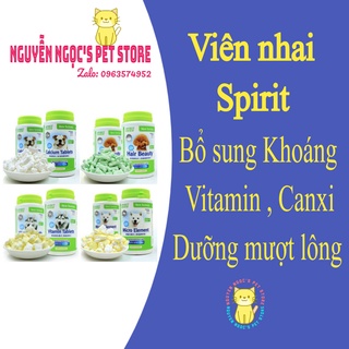 VIÊN CANXI, KHOÁNG, MƯỢT LÔNG, VITAMIN CHO CHÓ SPIRIT
