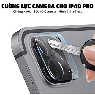 Cường lực kính cụm Camera iPad Pro 11/12.9 inch - Cường lực kim loại cho Camera iPad 11/12.9&quot; dòng iPad năm 2020/21