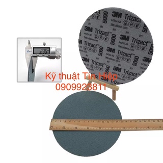 Giấy nhám đĩa 6in siêu mịn 3M Trizact Foam Disc P5000 30662 152mm (Hộp 15 tờ)