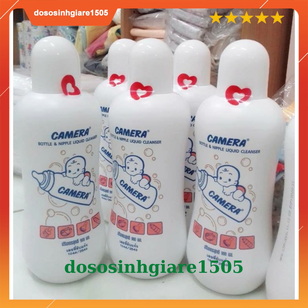 Nước Rửa Bình Sữa Và Núm Vú Camera 500ml