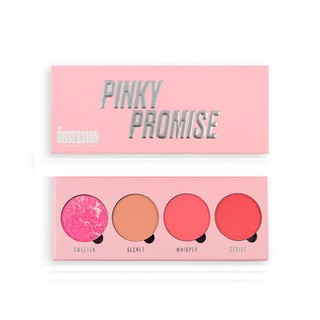 BẢNG PHẤN MÁ 4 Ô REVOLUTION MAKEUP OBSESSION NHẬP KHẨU CHÍNH HÃNG - 4026
