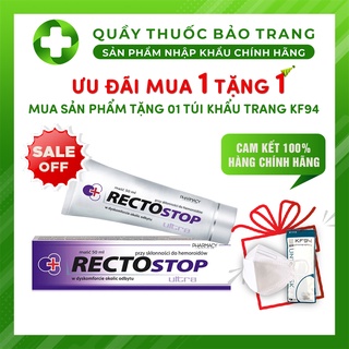 Kem bôi trĩ Rectostop Ultra Pharamcy 50ml - Ba Lan
