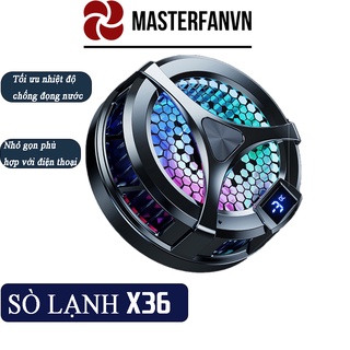 Quạt tản nhiệt điện thoại sò lạnh X36 nam châm - Quạt tản nhiệt sò lạnh máy tính bảng thiết kế mới