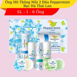Ống hít mũi Bạc Hà Peppermint field inhaler 2cc Thái Lan