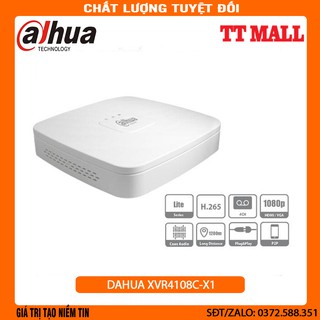 [Mã ELHAMS5 giảm 6% đơn 300K] {Giá Hủy Diệt} Đầu ghi hình 5 in 1- 8 kênh DAHUA XVR4108C-X1 - hàng chính hãng .