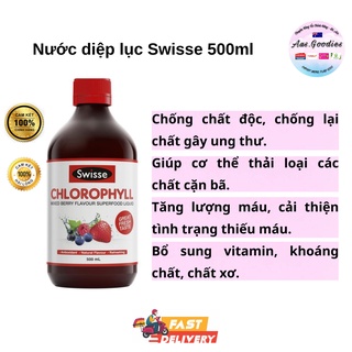 Nước diệp lục Swisse Chlorophyll 500ml