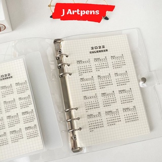 Phụ Kiện Sổ Còng Bookmark In Lịch Năm 2022 Lịch Năm Cho Bìa Sổ Còng Planner A6 A5 6 Lỗ