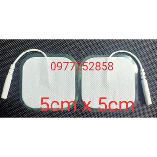 Cặp Miếng Dán Xung Điện máy vật lý trị liệu MPT812 va DoctorHome va Dr.Ho (2 cái) (5cm x 5cm)