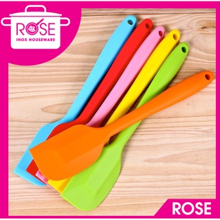 Dụng cụ làm bánh: Spatula phới trộn bột, phới dẹt silicon , muôi lật thức ăn, phớt vét bột silicol cao cấp 28 cm