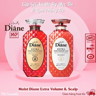 Dầu Gội Xả Chống Rụng và Làm Phồng Tóc MOIST DIANE 450ML, Dầu Gội Xả Tinh Dầu Cao Cấp Nhật Bản