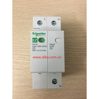 [Mã LIFEXANH03 giảm 10% đơn 500K] Chống sét lan truyền Schneider Easy9 1P+N EZ9L33620