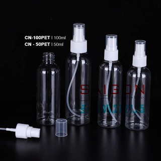 Chai nhựa PET Vòi Xịt Phun Sương 50ml , 100ml | Lọ Chiết Tinh Dầu , Lọ Chiết Serum , Lọ Chiết Mỹ Phẩm