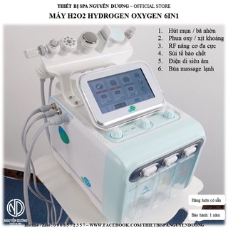 [BH 1 Năm] Máy Chăm Sóc Da Đa Năng Hydrogen H2O2 6in1