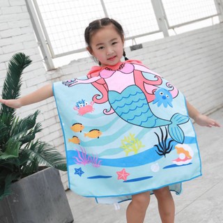 KHĂN TẮM CHOÀNG TRÙM ĐẦU CHO BÉ CAYABE NÀNG TIÊN CÁ