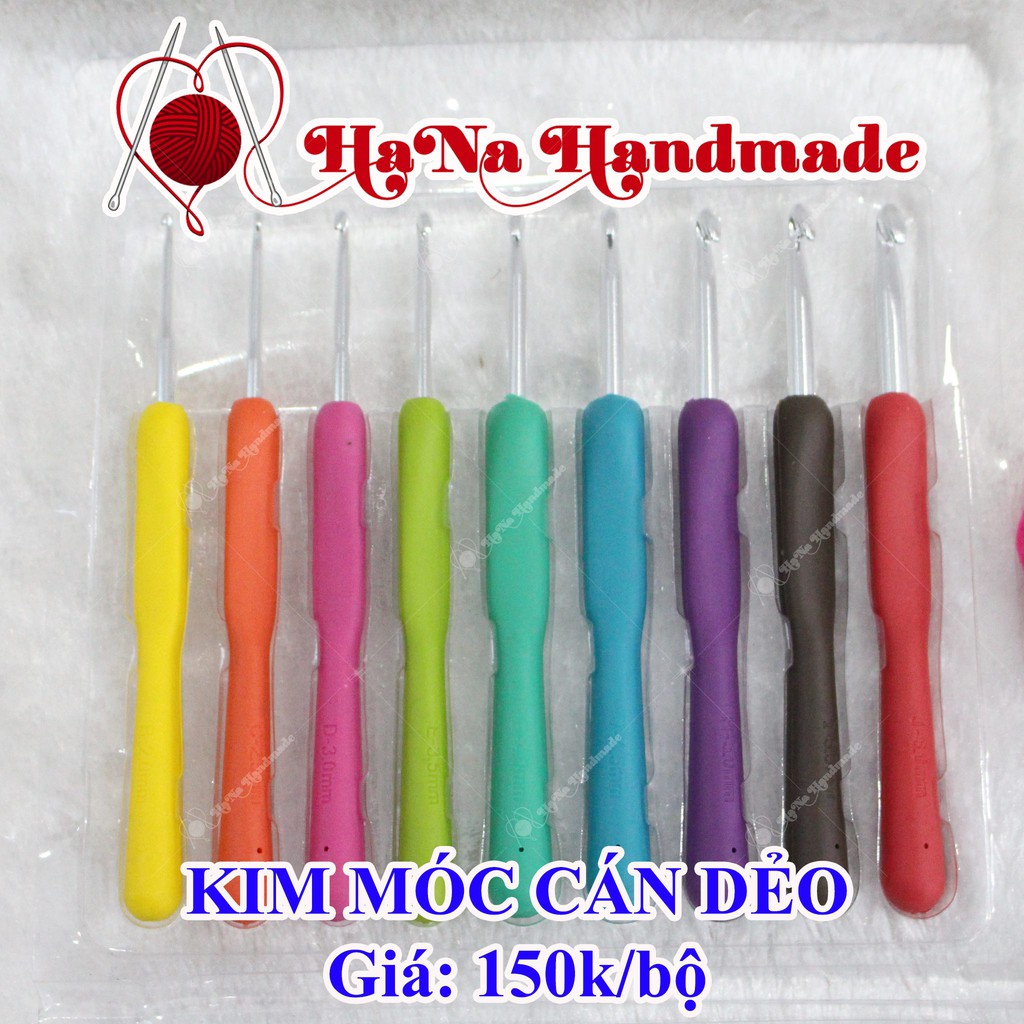 bộ kim móc len cán dẻo (155k/bộ)