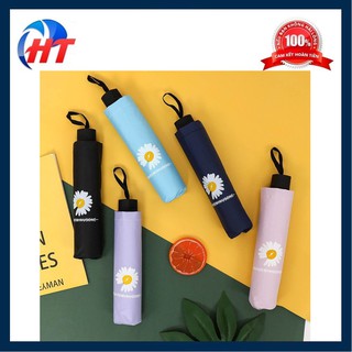 DÙ ĐI MƯA UV 2 CHIỀU HÌNH BÔNG CÚC