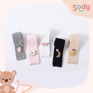 Quần tất không bàn hoa quả dễ thương cho bé