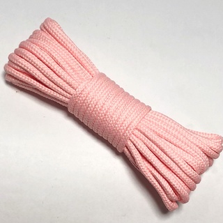 10->50 mét - dây 5mm ko lõi 50% cotton 50%Pp bóng nhẹ đẹp, chắc chắn dùng làm macrame, căng lều, dây phơi