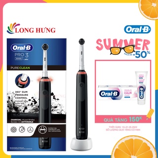 Bàn chải điện Oral-B Pro 3 3000 Pure Clean - Hàng nhập khẩu