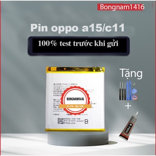 Pin thay thế cho oppo a15/c11 tặng kèm bộ sửa và keo dán bongnamstore.