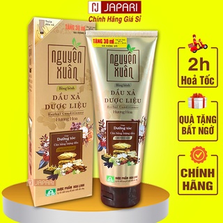 Dầu Xả Nguyên Xuân Vàng Bồng Bềnh Gói Và Chai - Dầu Xả Tóc Nam Nữ Thảo Dược Liệu Nguyên Xuân Dưỡng Tóc Thơm Mượt Japari