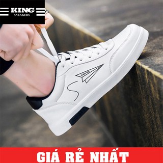 Giày nam trắng đẹp giày thể thao màu trắng cao cấp mã CDT04
