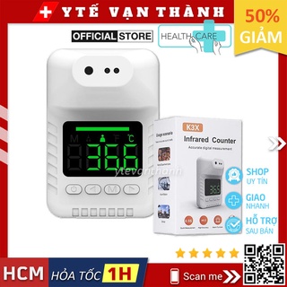 ✅ Nhiệt Kế Hồng Ngoại Gắn Tường- K3X, Đo Nhiệt Độ Tự Động Từ Xa -VT0697