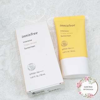 Kem Chống Nắng Innisfree Intensive Triple Shield Sunscreen 50ml