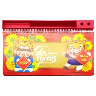Lịch Bàn Đế Nhựa 2022-XNI - Tiger
