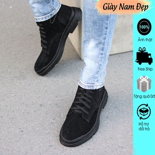 Giày đốc nam da lộn,đế cao mã L888