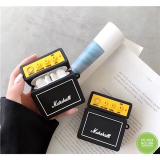 ☘️Tặng kèm móc treo☘️Case Airpod 1 2 3 Pro Marshall Kilburn - Vỏ bọc Cover đựng tai nghe  Airpods Loa nghe nhạc
