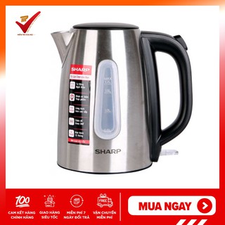 Bình Đun Siêu Tốc Sharp EKJ-17VSS-ST (1.7 lít) - Hàng Chính Hãng