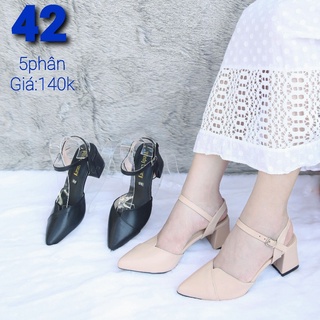 Giày Sục Nữ 5p Phân Đi Làm Đi Tiệc - MS 042