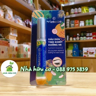 Dầu dừa tinh khiết dưỡng mi/dưỡng môi Vietcoco thêm VITAMIN E 10ml - Date: 24/12/2023 - Nhà hữu cơ