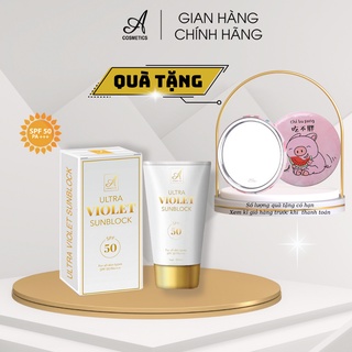 Kem chống nắng Acosmetics - Ultra Volet Sunblock SPF 50+ PA+++ - 50ml, tặng gương