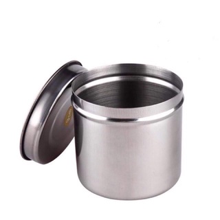 Hũ inox đựng bông, cồn siêu bền chống oxi hóa