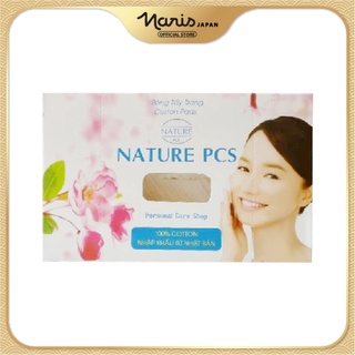 Bông tẩy trang Naris Nature 100 miếng/hộp