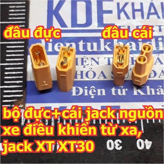 bộ đực + cái jack nguồn PIN xe điều khiển từ xa, jack XT XT30 hàng chất lượng cao kde4545