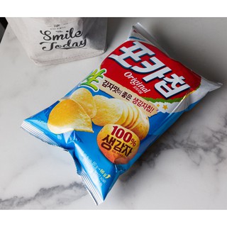 SNACK KHOAI TÂY XANH DƯƠNG HÀN QUỐC 66G - 포카칩