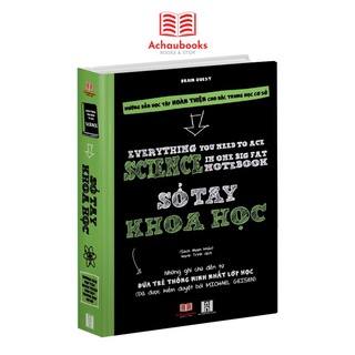 [Mã BMBAU50 giảm 7% đơn 99K] Sách Sổ tay khoa học - Á Châu Books ( lớp 4 - lớp 9 )