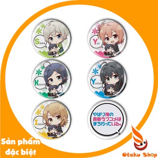 SET 6 CÁI huy hiệu Anime Oregairu hay My Youth Romantic Comedy Is Wrong, As I Expected