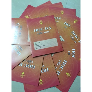 Học Bạ Tiểu Học Thông Tư 27 Mới ( 20x28 cm )