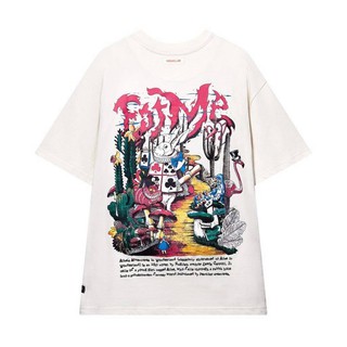 Áo Thun EAT ME Tay Lỡ Unisex Nam/Nữ Kem Cổ Tròn - HIGHCLUB Brand Chính Hãng