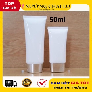 Tuýp Chiết Mỹ Phẩm ❤ GIÁ RẺ NHẤT ❤ Tuýp nhựa (tube) 50ml, 100ml nắp xi đựng kem chống nắng, sữa rửa mặt